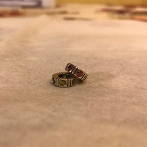 Retired Pair of Sterling Silver Pandora Charms.